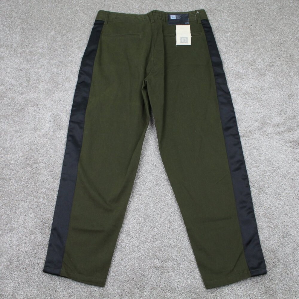 Lira CRTV/SCTY Pants NWT Womens 28 Green/Black Relaxed Fit Stretch w/ 25" inseam